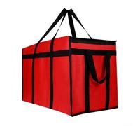 VRTYVEYBB Sac isotherme pour le transport des aliments avec système d'isolation à trois couches pour un contrôle optimal de la température et un stockage suffisant, Voir image, red black
