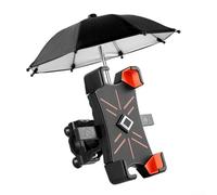 VRTYVEYBB Support de téléphone robuste à 360 degrés pour moto, en silicone antidérapant pour un positionnement sûr (parapluie de guidon)