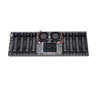 VRTYVEYBB Testeur de capacité de batterie et de résistance interne à 8 canaux pour analyse de batterie, 30,9 x 10,1 x 3,6 cm, noir