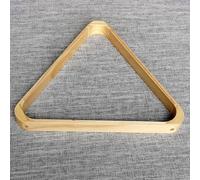 VRTYVEYBB Triangle de billard en bois massif pour boules de 57,2 mm et 52,5 mm, bords arrondis renforcés pour une protection en tissu