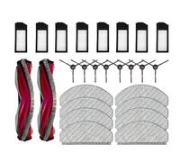 VRTYVEYBB Yeedi C12 Pro Plus Lot de 26 pièces de rechange pour aspirateur - Brosse à rouleaux, brosses latérales, chiffons