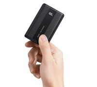 VRURC Power Bank 20000mAh Compacte & Portable, Charge Rapide 22,5W | Batterie Externe USB-C avec QC & PD 3.0, 3 Entrées & 4 Sorties, Écran LED, Chargeur Portable pour iPhone Samsung Huawei iPad