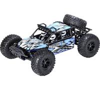 VRX AGAMA bleu-noir brushless 1:10 Auto RC électrique Buggy 4 roues motrices (4WD) prêt à fonctionner (RtR) 2,4 GHz avec accu et