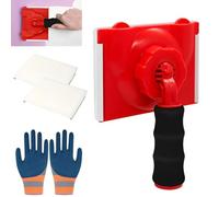 VRYNDH Outil de peinture pour bordures | perfect edge peinture,Pinceau pour bordures avec tampon de retouche - Bac à pinceau pour coins,perfect edge