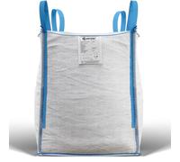 VRYSAC Big Bag Sacs pour gravats, jardin ou bois de chauffage, 1 000 kg pour chantier, dimensions 85 x 85 x 90 cm - Big Bags résistants et réutilisables pour déchets de jardin, bois, chantier, gravier
