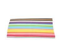 Vryzmo 1350 Feuilles de Bandes de Papier Étoiles, 27 Assortiments de Papiers Étoiles de Couleur Lucky Wish, Papier Étoiles Double Face pour Enfants et Adultes