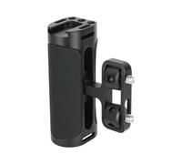 Vryzmo Poignée Latérale Universelle avec Double Support à Vis 1/4 Pouce-20 pour Main Gauche Droite pour Poignée de Cage de Caméra Moniteur