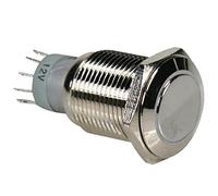 Interrupteur rond métallique spdt 1no 1nc G