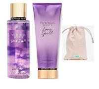VS Love Spell Ensemble de vaporisateurs et lotion pour le corps pour femmes | Coffret cadeau Love Potion parfumé avec lotion corporelle parfumée pour femmes et filles | Savourez l'Esssence Sac en