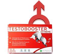 VS Medical Testobooster Extreme - Complément pour homme, effet ultra fort immédiat, améliore les performances, la vigueur et la résistance, 100 % naturel et sûr, emballage de poche