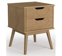 Chevet BALI ciré 2 tiroirs - VS Venta-Stock Marron
