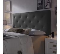 VS VENTA-STOCK TÊTE DE LIT ROMBO 140x60 NOIR