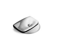 Alessi Taio VS04 - Roue Coupe-Pizza Design, Acier Inoxydable 18/10 et Lame en Acier Aisi 420, Argent avec Finition Polie