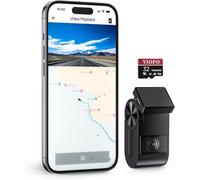 VS1 Mini Dashcam, 1440p/2K HDR, STARVIS 2 Sensor, Free 32GB SD Card, 5GHz Wi-Fi, Voice Control, GPS, Night Vision 2.0, 24-Hour Parking Mode, 512GB Max.