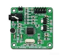 VS1053 Carte décodeur audio avec entrée micro pour interface SPI - Encodage OGG en temps réel et lecture MP3 pour projets IoT 44 x 44 mm