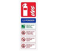 VSafety 11011AJ-S'L2 Lot de 3 panneaux en forme de poudre 100 mm x 280 mm