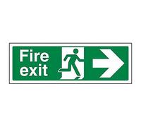 Vsafety 12006 An-r2 General Fire Action 5 Message risques, Fire Action Sign, 150 x 200 mm, 2 mm Plastique rigide