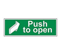 VSafety 22003BJ-S'Push To Open Lot de 3 panneaux paysage 450 mm x 150 mm