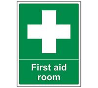 Vsafety 31005bc-s "Salle de premiers secours" Sign, portrait, 300 mm x 400 mm (lot de 3)