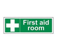 VSafety 31015AX-S'Lot de 3 panneaux de premiers secours en format paysage 300 mm x 100 mm
