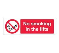 VSafety 57010BJ-S'No Smoking In The Lifts Lot de 3 panneaux 450 x 150 mm