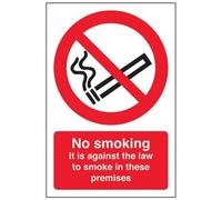 Vsafety 57019 A4 sans Smoking-it est contre la loi des Signes, 210 mm x 297 mm (A4)