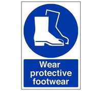 Vsafety 63018 accessoire Au-r2 Danger Fragile Toit, panneau d'avertissement, 200 x 300 mm, 2 mm Plastique rigide