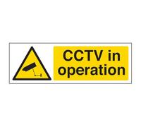 vsafety 63021bj-s General Panneau d'avertissement "Caméra de vidéosurveillance en Fonctionnement, autocollant, paysage, 450 mm, 150 x 150 mm Noir/Jaune