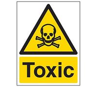 VSafety 6A015AN-S'Toxic' Signal, Portrait, 150 mm x 200 mm (lot de 3)