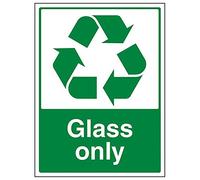 VSafety 73003BC-S'Glass Only' Signe, Portrait, 300 mm x 400 mm (lot de 3)