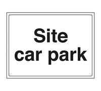 VSafety 74010BF-S'Site Car Park' Sign, Paysage, 400 mm x 300 mm (lot de 3)