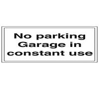 VSafety 74026BF-R'No Parking Garage In Constant Use Lot de 3 panneaux 400 mm x 300 mm