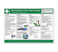 Vsafety A2wc004 lieu de travail A2 Tableau de premiers secours, 594 mm x 420 mm