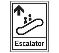 VSafety Escalator Arrow Up - 200 mm x 300 mm - 3 mm en aluminium composite
