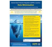 Vsafety Gdpr en Practise Poster - données Minimise - A3