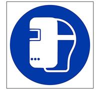 VSafety Lot de 3 panneaux carrés avec logo de soudure, 150mm x 150mm, 3
