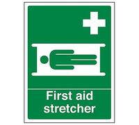 VSafety Lot de 3 panneaux de premiers secours Motif portrait, 150mm x 200mm, 3