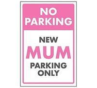 VSafety Panneau autocollant No Parking/New Mum Parking Only 200 mm x 300 mm