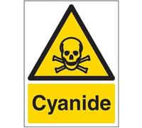 Vsafety Panneau d'avertissement en plastique rigide 1 mm Portrait 150 mm x 200 mm