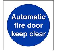 VSafety Panneau « Keep Clear » en plastique rigide de 1 mm de diamètre 80 mm x 80 mm
