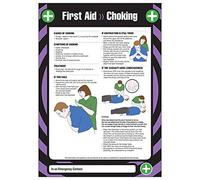 Vsafety Poster de premiers secours - First Aid For Choking A2 - 594 x 420 mm - Très résistant