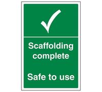 VSafety Scaffolding Panneau autocollant en vinyle Motif portrait 200 x 300 mm