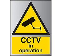 VSafety Warning General-CCTV in Operation Sign, 63002BC-SABRSH