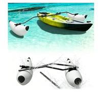 VSAQLNWZ Stabilisateur De Kayak Gonflable, Bras Réglable Flotteurs Et Stabilisateurs, Robuste Flotteur De Kayak pour Kayaks Et Bateaux Percés,White