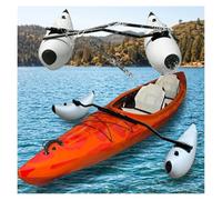 VSAQLNWZ Stabilisateur Gonflable, Stabilité Flotteurs Et Stabilisateurs, Multiusage Flotteur De Kayak pour Kayaks Et Bateaux Percés,White