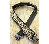 vsdfvsdfv Réglable 550 Paracorde Fusil Pistolet Sling Sangle avec pivotant, Black & Desert Camo