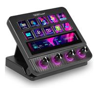 VSDINSIDE Macro Pad, contrôleur de flux de streaming, touches programmables, clavier de raccourci USB pour gamer streamer, mixeur audio pour OBS, YouTube, configuration de bureau, PC, Mac