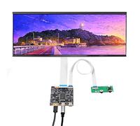 VSDISPLAY 12,3 Pouces 2400x900 2K IPS LCD Large écran et Carte contrôleur USB Type C, pour Moniteur de chapiteau de Jeu/jauge de Voiture