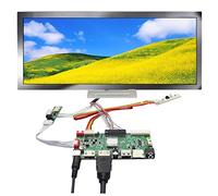 VSDISPLAY 12,3 Pouces HSD123KPW2-D10 1920x720 IPS Strip LCD écran and SD Card USB Controller Board, Multimédia Support MP4