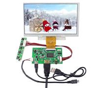 VSDISPLAY 7 Pouces 1024x600 400nit TB070-I5024H45C-02 Écran LCD IPS 50pin et Carte contrôleur vidéo avec câble d'alimentation Micro USB